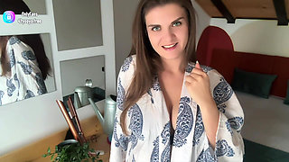 Taboo Stepmommy Pleasuring Her Huge Cock Until Her Stepson Caught Her