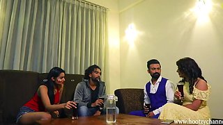 Desi Brunette's Steamy Passion Ignites in Indian Hotel Heat