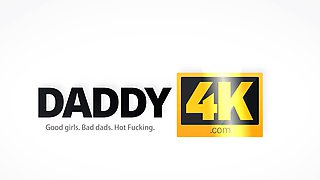 DADDY4K. Excited stepdaddy makes move on stepsons GF