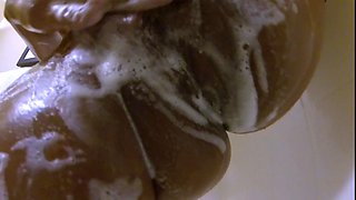 Stacked brunette goes solo toys and masturbation