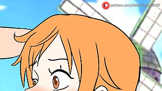 Nami by EroPurgatory Devours Nico Robins Big Cock