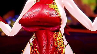 Featured Jane Do - Aoa Short Hair Costume Changes & Striptease, Succubus Police Uniform, Bunny Girl, Sexy Cheongsam