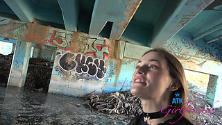 Amateur Model BTS car fun and vacation and massive foreplay in the car warming your cock up for later POV