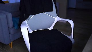 Stacked brunette goes solo toys and masturbation