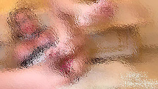 Instruction: Housemaid Kate Monroe squirts on your feather duster