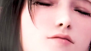 Tifa Lockhart & Cloud Strife - Romantic Sex on a Rock with Cumshot Ending - 3D Final Fantasy Hentai