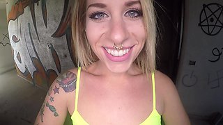 Beautiful woman with natural tits gets a good anal fuck