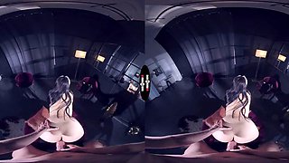 Sexy asian maid Riri gets her shaved pussy fucked hard - DarkRoomVR - 18-25