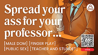 ASMR Audio Porn: Dominant Male Teacher Fucks His Student in The Class - Erotic Audio for Women