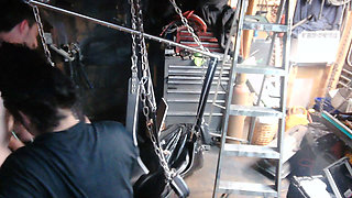 Big Sexy Latina MILF Gets Pounded Hard by Her Man in Sex Swing