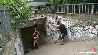 Big Natural Tits Exposed in the Street