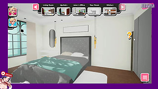 Stepsister in the shower. He lets me look into the steam of the bathroom. EP 2