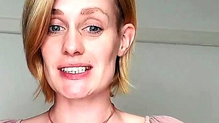 Blonde emo amateur solo masturbation