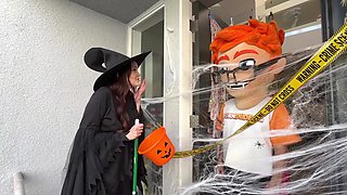 Witch Chloe gets hard cock