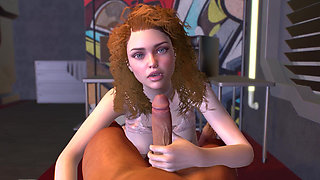 3D Closeup Handjob by a Cute Teen From: Thescenes