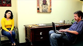 BDSM Brunette getting spanked and caned