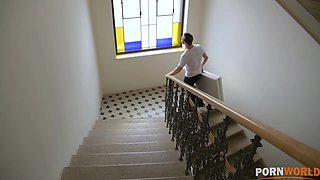 Sweet young blondie Lovita Fate gets her pierced pussy fucked hard and deep GP1064