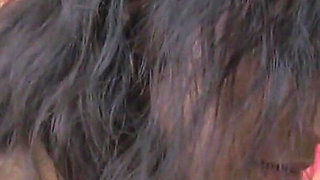 Pretty super hairy dom and sub lick pussy and pits