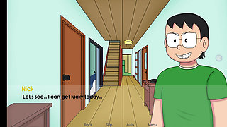 Nobita play with every one