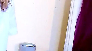 Horny skinny teen doctor Saida Sinner treats him and fucks him