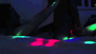 Romantic Couple Almost Break Bed and Camera in Sex Party