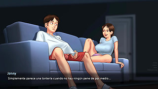 Perverted stepsister wants to get into mischief with tenant - summertime saga