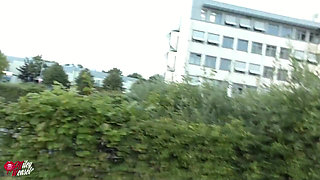 Real Public Assfuck... Horny Blonde Fucked!!