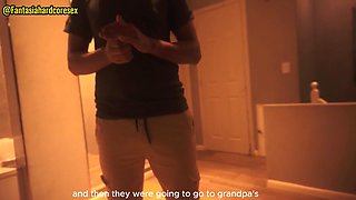 Stepsister Swallows After Movie in Teen Big-Cock Brunette Heat