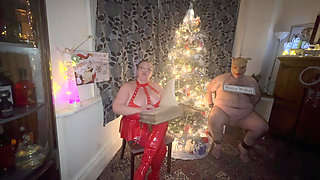 Mrs Kinkmas Christmas story with Satana's piggy.
