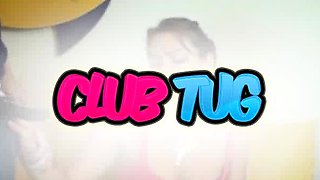 Teen Roxy is caught playing with her pussy, again. As