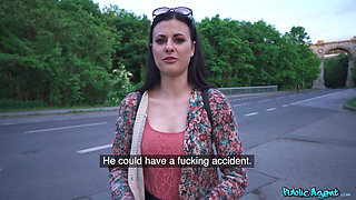 Public Agent - Dark-haired Beauty Billie Star Sucks Dick for Cash