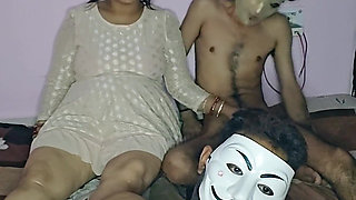 Ex Boyfriend and Boy Friend Ne Ghar Pe Threesome Sex Kiye