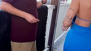 Real Couple Grinding and Getting Naughty on the Balcony.