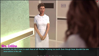 AWAM #15 - Sophia had to bath the old guys...Nathalie and Sophia had a sexy moment