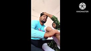 Permi Pooja Bhabhi Gives Devar a Sensual Head Massage Then Gets a New Sari & Creampied - Desi Indian Anal & Big Tits