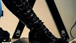 Ballbusting with High Heel Boots