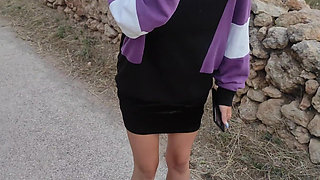 Outdoor Sex with a Skinny Teen and I Take Her Home to Sleep