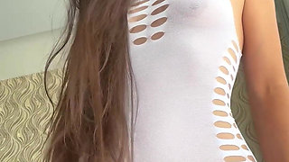 Sexy Dance and Flashing Beauty Mesh Dress