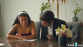 Hot bride Gizelle Blanco fucked by the groom in front of the witnesses