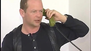 Skinny MILFS get a hard dildo fuck after getting pussies fingered