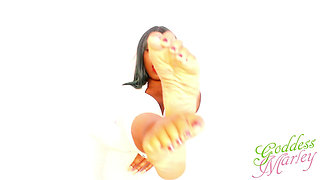 Ebony Foot Slave