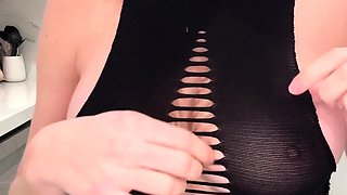 Vicky Stark Nude Mesh Outfits Try On Onlyfans Video Leaked