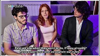 First Porn Casting And Interview Degenerates Into A Dirty Threesome - 2 Guys 1 Girls Fmm