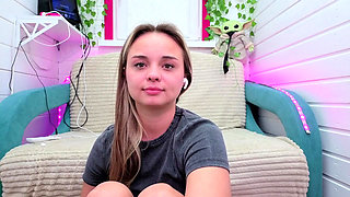 Cute Step-Sister after school, chatting with Step-Brother online. Allmylinks MisssVikki