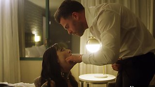 Brunette Charlotte Sartre gets her tight ass pounded by Seth Gamble