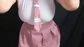 Cute girl full of passion shaking pussy