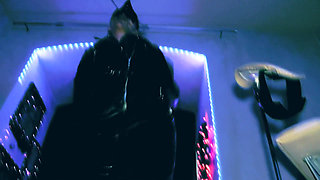 Mistress Eva Latex full leather fetish boots domina uniform bdsm kink hot milf