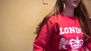 Riding the Dryer to a Hard Orgasm in my Air Bnb