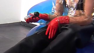 Amateur striptease and Solo masturbation
