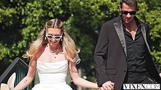 Vixen featuring Dan Damage and Addison Vodka's blonde xxx